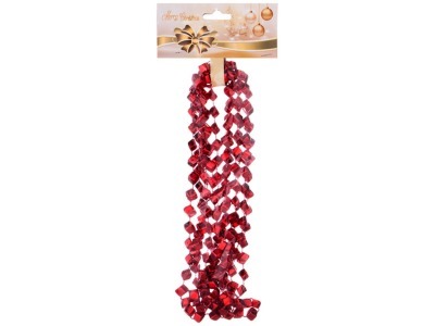 Декор. изделие "гирлянда алмазы" 2,7 м на блистере цвет рубин Polite Crafts&gifts (224-027)