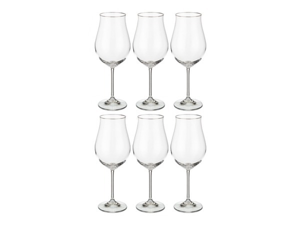 Набор бокалов для вина из 6 шт. "аттимо" 420 мл..высота=22,5 см. Crystalex Cz (674-440) 