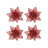 Декоративное изделие:набор цветков из 4 шт. цвет: красный высота=8 см Polite Crafts&gifts (858-065) 