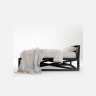 Дизайнерская двуспальная кровать "industrial" ETG153-ET