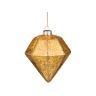 Декоративное изделие шар стеклянный 8*10 см. цвет: золото с коричневым Dalian Hantai (D-862-074) 