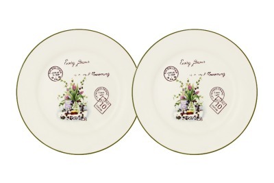 Набор из 2-х десертных тарелок Букет - LF-55E2258-3-AL LF Ceramic