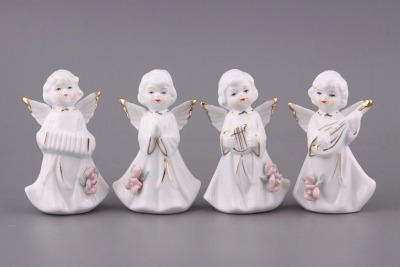 Комплект фигурок из 4 шт.."ангелочки" 6*4 см.высота=10 см Hangzhou Jinding (227-111) 