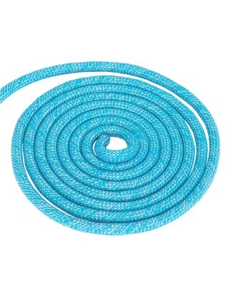 Скакалка для художественной гимнастики PRO RGJ-103, 3 м, голубой с люрексом (325244)