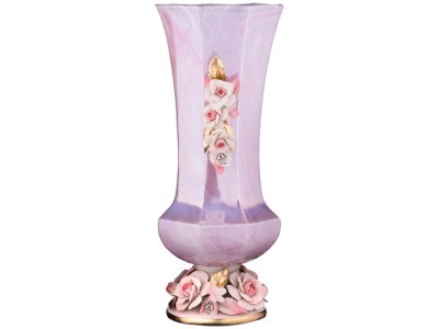 Декоративная ваза высота=38 см. White Cristal (647-716) 