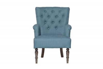 Кресло серо-голубой лен 970*675*750 - TT-00000177