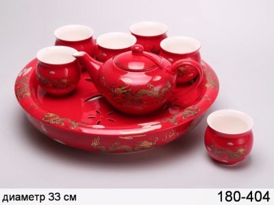 Набор для чайной церемонии 8пр "красный дракон" (180-404) 