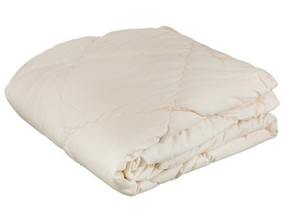 Одеяло бамбук легкое 200*220 см, верх:тик-100% хлопок, наполнитель: 100% полиэстер, сливочный с рису (556-173) 