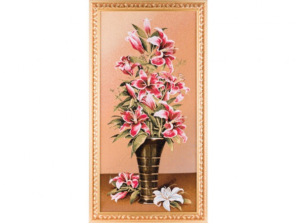 Гобеленовая картина "букет лилии" 76*40 см. Оптпромторг Ооо (404-1304-10) 