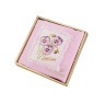 Полотенце с вышивкой 3-d"анютины глазки" 50*90см,100% хлопок 400г/м2,розовое (850-120) 