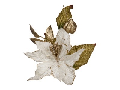 Цветок искусственный "пуансетия" длина=30 см. Huajing Plastic (D-241-1802) 