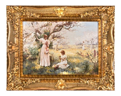 Картина масляная полотно 70*50 см. багет 98*78 см. Frame Factory (107-1026) 