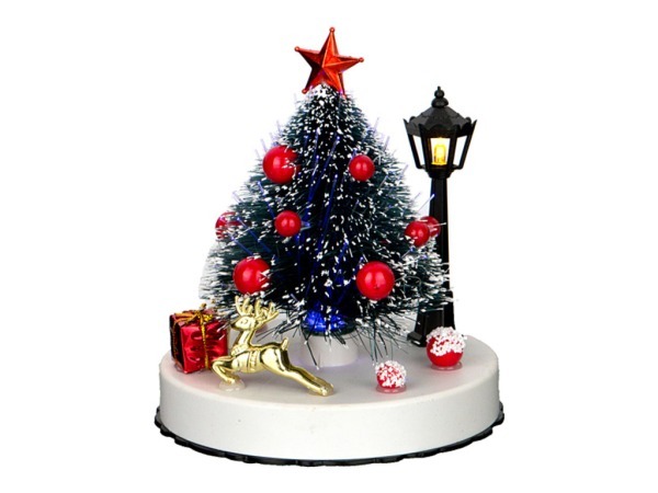 Изделие декоративное в подарочной упаковке "елочка с подсветкой" диаметр 8 см,высота 20,5 см(кор=72ш Polite Crafts&gifts (161-106)