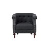 Кресло, ткань темно-серая 66х80х75,5 см - TT-00000434