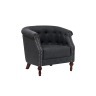Кресло, ткань темно-серая 66х80х75,5 см - TT-00000434