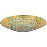 Блюдо "лазурит золотой" диаметр=40 см. высота=7 см. (кор=6шт.) Dalian Hantai (228-054)