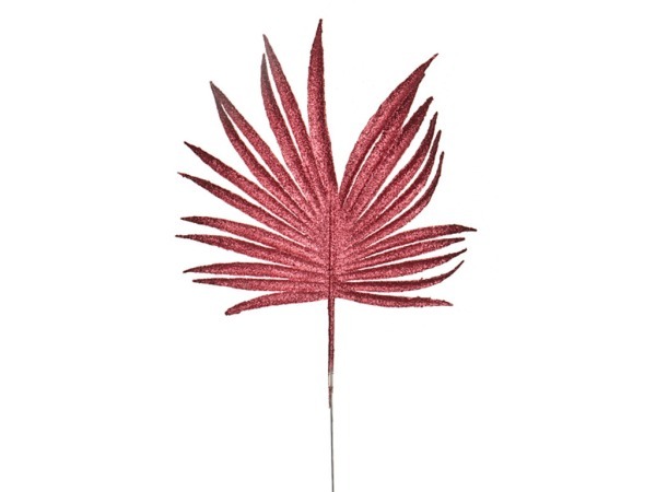 Изделие декоративное "пальмовый лист" длина=27см. марсала Huajing Plastic (241-2309)