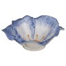 Салатник "цветок" синий 33*33 см. высота=13 см. Annaluma (628-540)