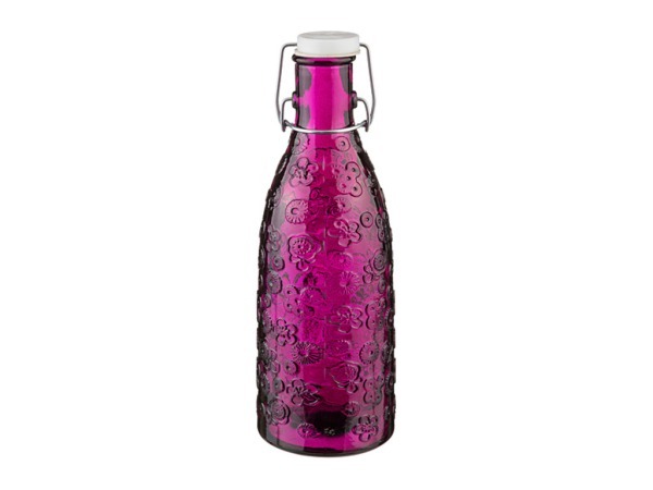 Бутылка "флора" 950 мл.лиловая без упаковки SAN MIGUEL (600-617)