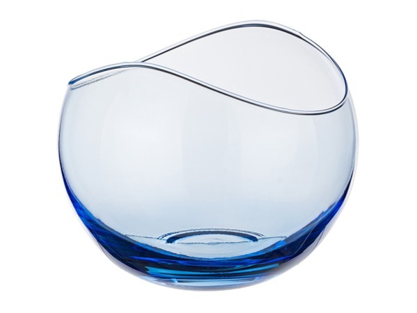 Салатник "гондола" синий диаметр=20 см. высота=16 см. Crystalex Cz (674-430) 