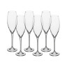 Набор бокалов для шампанского из 6 шт. "cecilia / carduelis" 290 мл. высота=26,5 см. Crystal Bohemia (669-061)