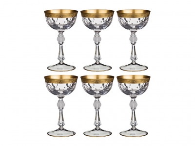 Набор бокалов для коктейлей из 6 шт. "джесси" 195 мл. Crystalite Bohemia (669-132) 