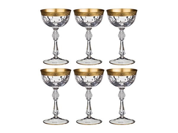 Набор бокалов для коктейлей из 6 шт. "джесси" 195 мл. Crystalite Bohemia (669-132) 