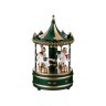 Декоративное изделие"карусель с лошадками " зеленая  диаметр=12 см. высота=23 см. Polite Crafts&gifts (102-521) 