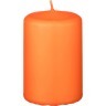Свеча 9/5,8 см. оранжевая (кор=16шт.) Adpal (348-579)