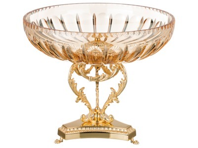 Декоративная чаша высота=30 см.диаметр=35 см. Rosaperla Di (284-504) 