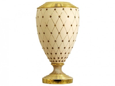 Ваза декоративная Murano Cream Gold - DEL843_COS-AL Delta