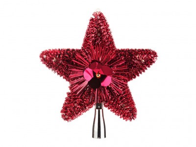 Верхушка звезда 23*21*3 см.красная Polite Crafts&gifts (866-034) 