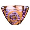 Декоративная чаша "алессандра" диаметр=25 см. высота=15 см.фиолетовая Decotech S.r.l. (291-047) 
