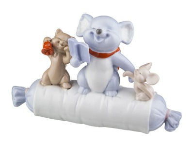 Фигурка "кошка с мышатами" высота=10 см. Porcelain Manufacturing (D-22-1039) 
