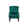 Кресло с подушкой бархат зеленый 77*92*105см - TT-00000634