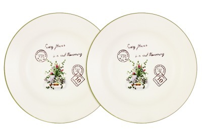 Набор из 2-х суповых тарелок Букет - LF-80E2256-3-AL LF Ceramic