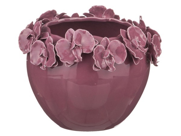 Ваза "орхидеи" 23*23*19 см. Porcelain Manufacturing (146-484) 