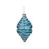 Декоративное изделие шар стеклянный 7*13 см. цвет: голубой Dalian Hantai (D-862-083) 