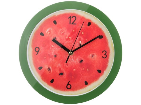 Часы настенные кварцевые "fruit" 26*26*4 см.диаметр циферблата=21 см. Guangzhou Weihong (220-220) 