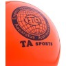 Мяч для художественной гимнастики RGB-101, 15 см, оранжевый (271207)