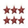 Декоративное изделие:набор звезд из 6 шт. высота=8 см  (кор=120 наб.) Lefard (858-075)