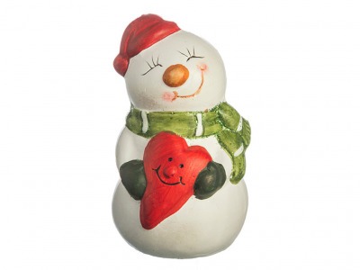 Фигурка "снеговик" 6.4*5.4*9.3см Polite Crafts&gifts (156-738) 