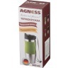 Термокружка agness 400 мл с кнопкой-стоппером, цвет: черный Agness (709-037)