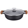 Сковорода- сотейник с гранитным антипригар.покрытием, 4 л, диаметр=28 см. высота=8 см. Ningbo Gourmet (926-121) 