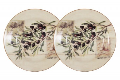 Набор из 2-х суповых  тарелок Оливки - LF-80E2256-O-AL LF Ceramic