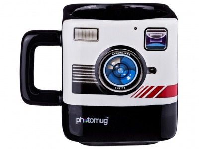 Кружка "фотоаппарат"  320 мл.8,5*9,5 см. Hebei Grinding (383-640) 