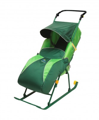 Санки-коляска Тимка 2 Классик Т2КЛ, зеленые (4585)