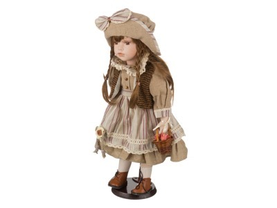 Фарфоровая кукла с мягконабивным туловищем высота=40 см. Jiangsu Holly (485-224) 