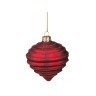 Декоративное изделие шар стеклянный диаметр=8 см. высота=9 см. цвет: красный Dalian Hantai (862-085) 