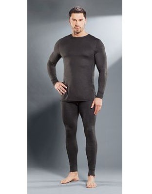 Комплект мужского термобелья Guahoo: рубашка + кальсоны (260S-DGY / 260P-DGY) (52534)